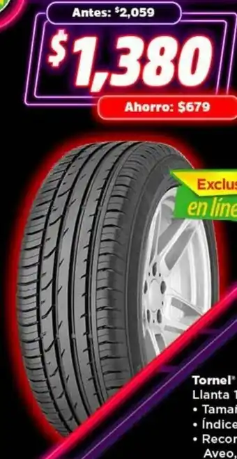 Bodega Aurrerá Continental Llanta 195/65R15 oferta