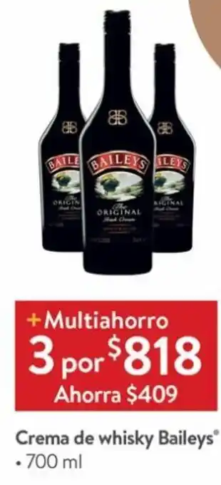 Crema de Whisky Baileys 3x700ml