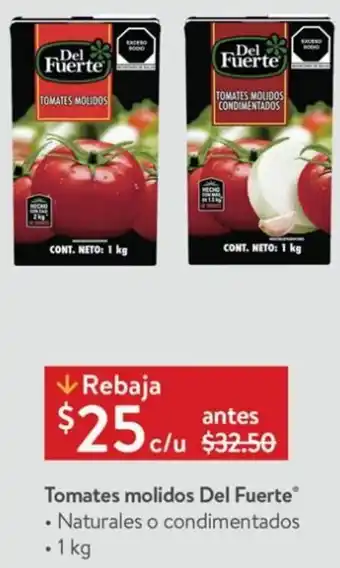 Walmart Tomates Molidas Del Fuerte 1kg oferta