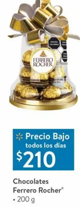 Walmart Cochoclates Ferrero Rocher 200g oferta