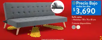 Walmart Sofá Cama 178x76x81cm oferta