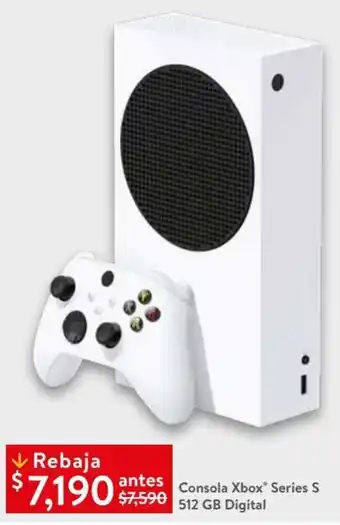 Walmart Consola Xbox Series S 512GB Digital oferta