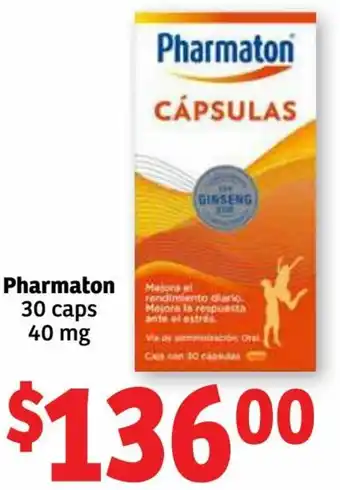 Pharmaton 30 Caps 40mg