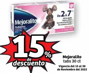 Mejoralito Tabs 30ct