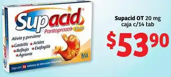 Supacid OT 20mg caja c/14 tab