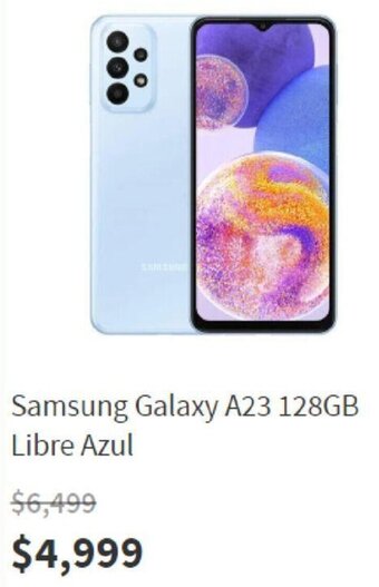 Elektra Samsung Galaxy A23 128GB Libre Azul oferta