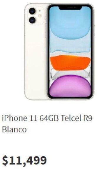 Elektra iPhone 11 64GB Telcel R9 Blanco oferta