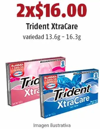 Trident XtraCare Variedad 2x13,6g-16,3g