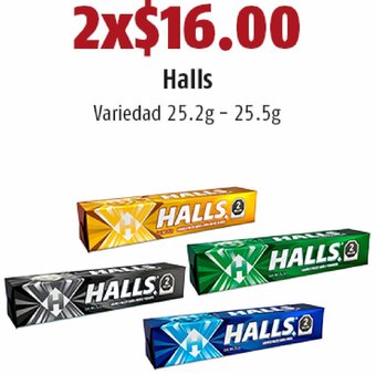 Halls Variedad 2x25,2g-25,5g