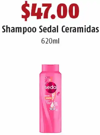 OXXO Shampoo Sedal Ceramidas 620ml oferta