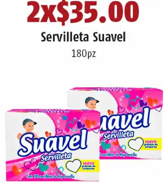 OXXO Servilleta Suavel 2x180pz oferta