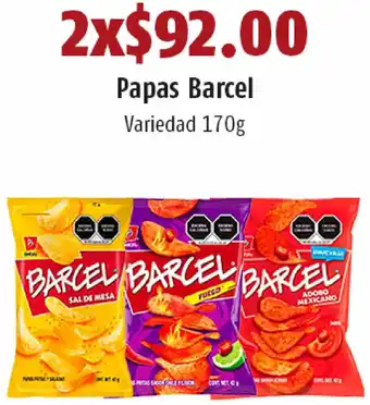 Papas BArcel Variedad 2x170g