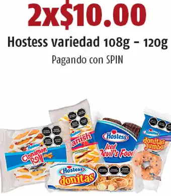 Hostess Variedad 2x108g-120g