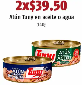 OXXO Atún Tuny en Aceite o Agua 2x140g oferta