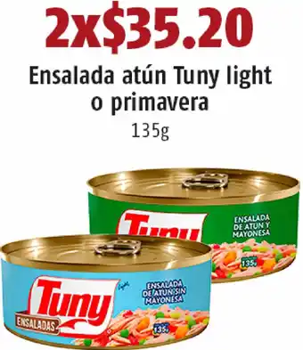 OXXO Ensalada Atún Tuny Light o Primavera 2x135g oferta