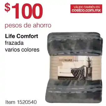 Costco Life COmfort Frazada Varios Colores oferta
