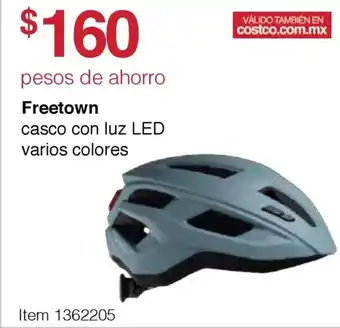 Costco Freetown Casco con Luz LED Varios Colores oferta