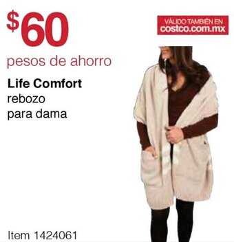 Life Comfort Rebozo para Dama