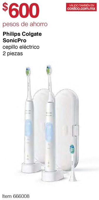 Philips COlgate SonicPro Cepillo Eléctrico 2 Piezas