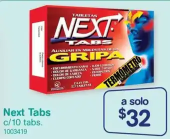 Next Tabs c/10 Tabs