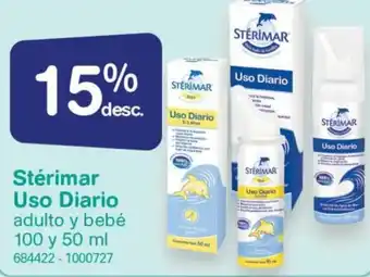 Farmacias Benavides Stérimar Uso Diario Adulto y Bebé 50ml oferta