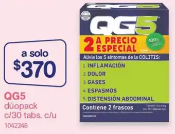 QG5 Dúopack c/30 Tabs. c/u
