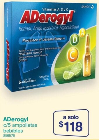ADerogyl c/5 Ampolletas Bebibles
