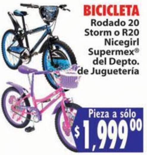 Bicicleta supermex best sale rodada 20 precio