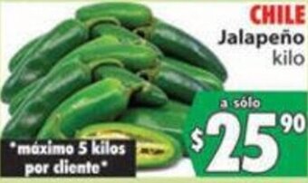 Casa Ley Chile Jalapeño oferta