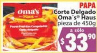 Papa Corte Delgado Oma's Haus Pieza de 450g