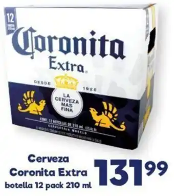 S-Mart Cerveza Coronita Extra 12 Pack 210ml oferta