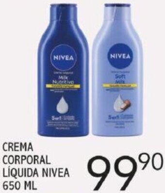 Alsuper Crema Corporal Líquida Nivea 650ml oferta