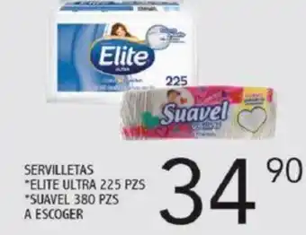 Alsuper Servilletas Elite Ultra 225Pzs oferta