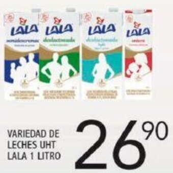 Alsuper Variedad de Leches UHT Lala 1L oferta