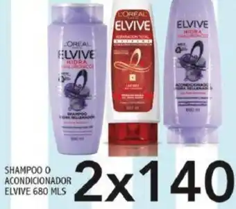 Alsuper Shampoo O Acondicionador Elvive 2x680ml oferta