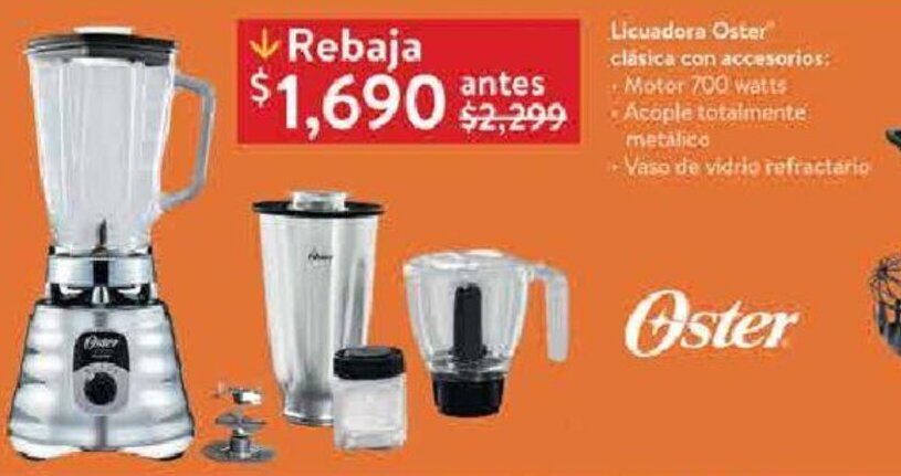 Ofertas de licuadoras online en walmart