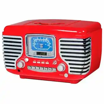 Radio Retro Crosley CR612-RE Rojo