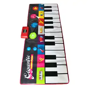 TAPETE MUSICAL TIPO PIANO RS SLW918 (NEGRO)
