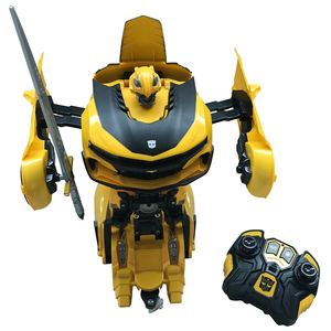 CARRO DE CONTROL REMOTO TRANSFORMERS BUMBLEBEE AMARILLO oferta en RadioShack