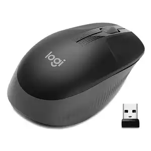 MOUSE INALÁMBRICO LOGITECH M190 (NEGRO, USB)