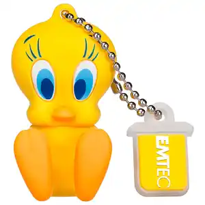Memoria USB Emtec Piolín L100 / 16 gb / Amarillo