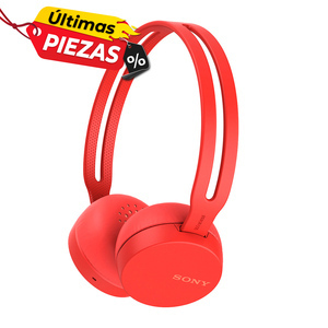RadioShack Audífonos Bluetooth Sony WH-CH400 / On ear / Rojo oferta