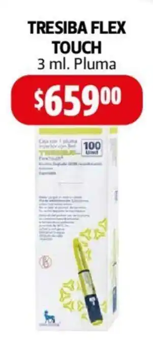 Farmacias Guadalajara Tresiba Flex Touch 3ml Pluma oferta