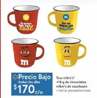 Walmart M&M's Taza oferta