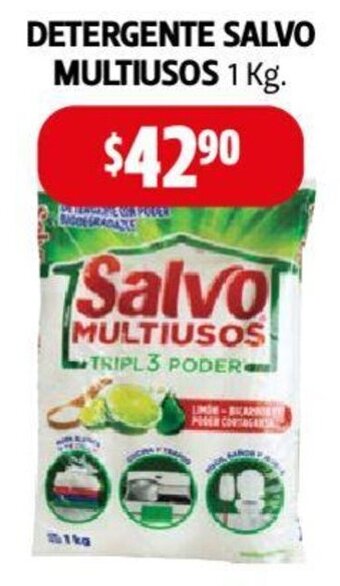 Farmacias Guadalajara Salvo Multiusos Detergente 1 kg oferta