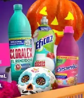 Farmacias Guadalajara Cloralex El Rendidor 950 ml / Eficaz 350 ml / Ensueño 740 ml oferta