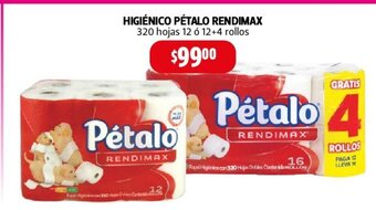 Farmacias Guadalajara Petalo Rendimax Higienico oferta