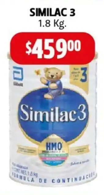 Farmacias Guadalajara Similac 3 1.8 kg oferta