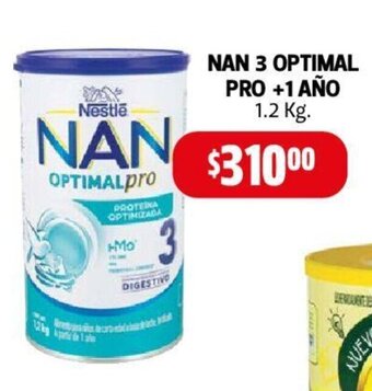 Farmacias Guadalajara NaN 3 Optimal Pro + 1 Año 1.2 kg oferta
