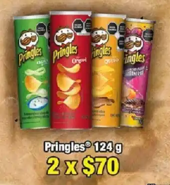 Farmacias Guadalajara Pringles 124g oferta